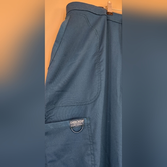 Cherokee Authentic Workwear Modern Classic WW120 XL Caribbean Blue - Picture 8 of 12